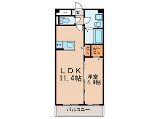 サン　ラ　ルーチェ博多南の物件間取画像